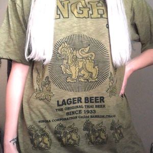 ❌sold❌ Singha Lager Beer Tee